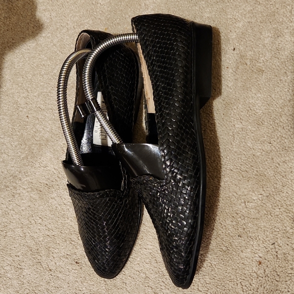 ⭐️HP⭐️VINTAGE Vittorio Ricci Studio, 8½ black woven leather upper #1086 - Picture 2 of 8